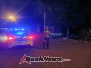 Satuan Lalulintas Polres Karangasem Melaksanakan Pengaturan Lalulintas Pada Malam Minggu