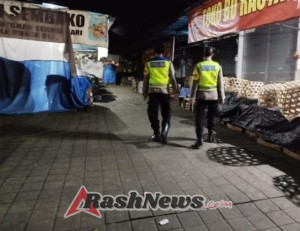 Antisipasi Gangguan Kamtibmas Polsek Penebel  Patroli Malam Hari