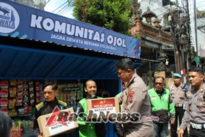 Kapolres Tabanan Gelar “Minggu Kasih” Bersama Komunitas Ojol Jagra Dewata, Wujud Sinergi dan Kepedulian terhadap Keselamatan Berlalu Lintas