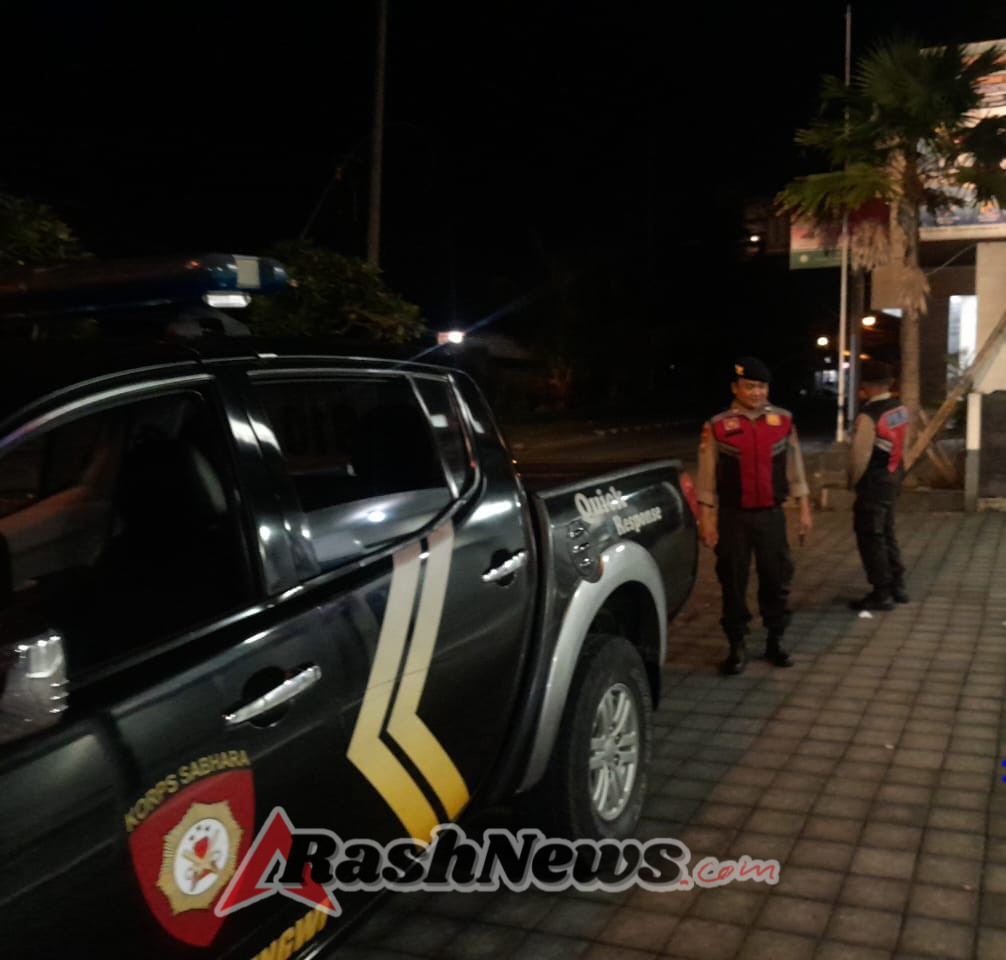 Patroli Harkamtibmas Samapta Polsek Mengwi Susuri jalur Tengah