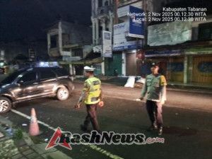 Polsek Kediri Gencarkan Pelaksanaan Patroli Barcode Malam Hari