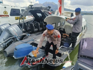Satpolair Polres Bangli Laksanakan Patroli di Sepanjang Perairan Danau Batur
