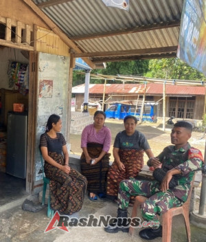Komsos dan Pamwil Babinsa Koramil 03 Detusoko Berjalan Aman dan Lancar di Desa Ndito