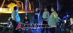 Polsek Kuta Selatan Gelar Apel dan Patroli Gabungan Atensi Malam Minggu