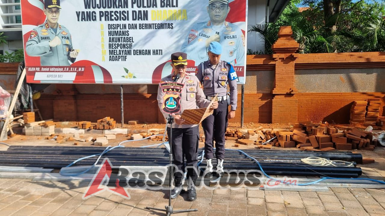 Polres Bandara Ngurah Rai Perkuat Disiplin dan Profesionalisme Personel Lewat Apel Jam Pimpinan