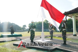 Makorem 163/Wira Satya Gelar Upacara Mingguan, Danrem Pimpin Langsung dan Sampaikan Arahan Penting