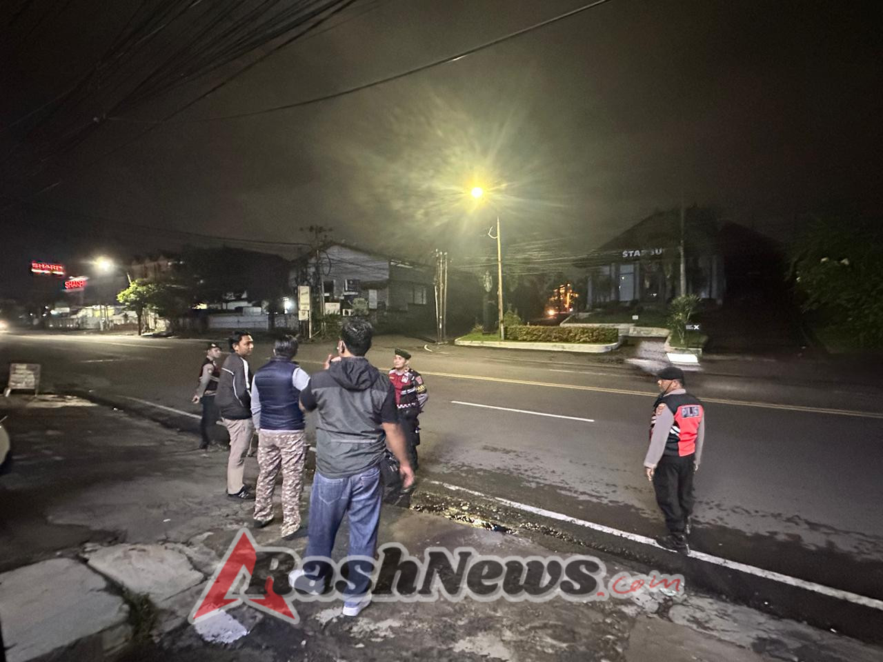 Cegah Balapan Liar UKL Polsek Kuta Utara Patroli Di Jalan Gatsu Barat.