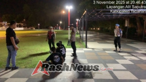 Blue Light Patrol Polres Tabanan Jaga Keamanan di Lokasi Keramaian Malam Hari