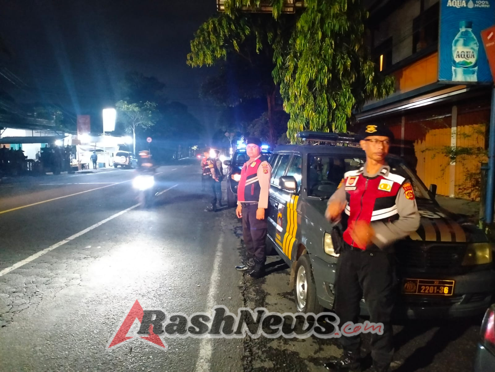 Cegah Balap Liar, Samapta Polsek Abiansemal Gelar Patroli Harkamtibmas Di Titik Rawan