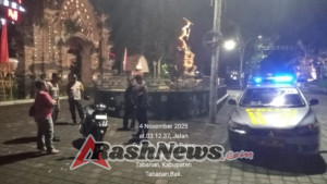 Hadirkan Rasa Aman Jelang Pagi, Piket Malam Polsek Tabanan Intensifkan Patroli Subuh