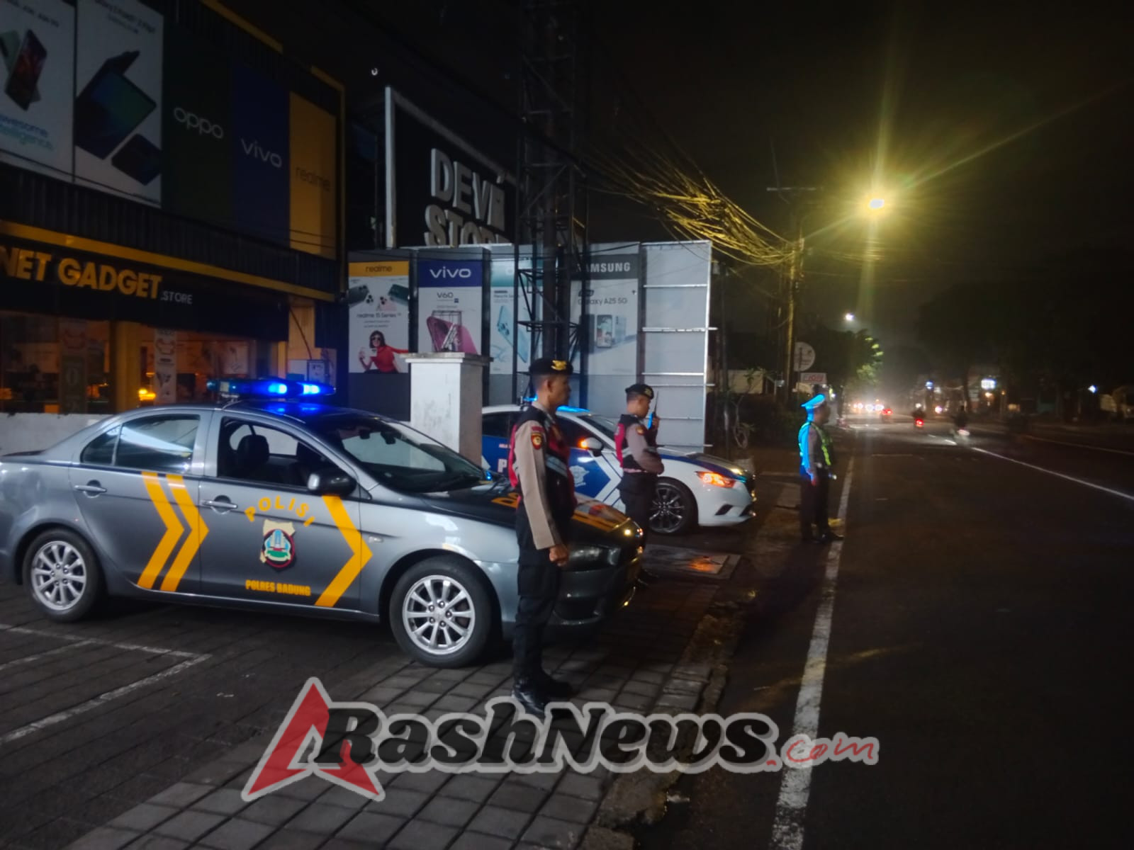 Blue Light Patrol Polres Badung, Upaya Nyata Polisi Wujudkan Malam Aman Tanpa Gangguan Kamtibmas