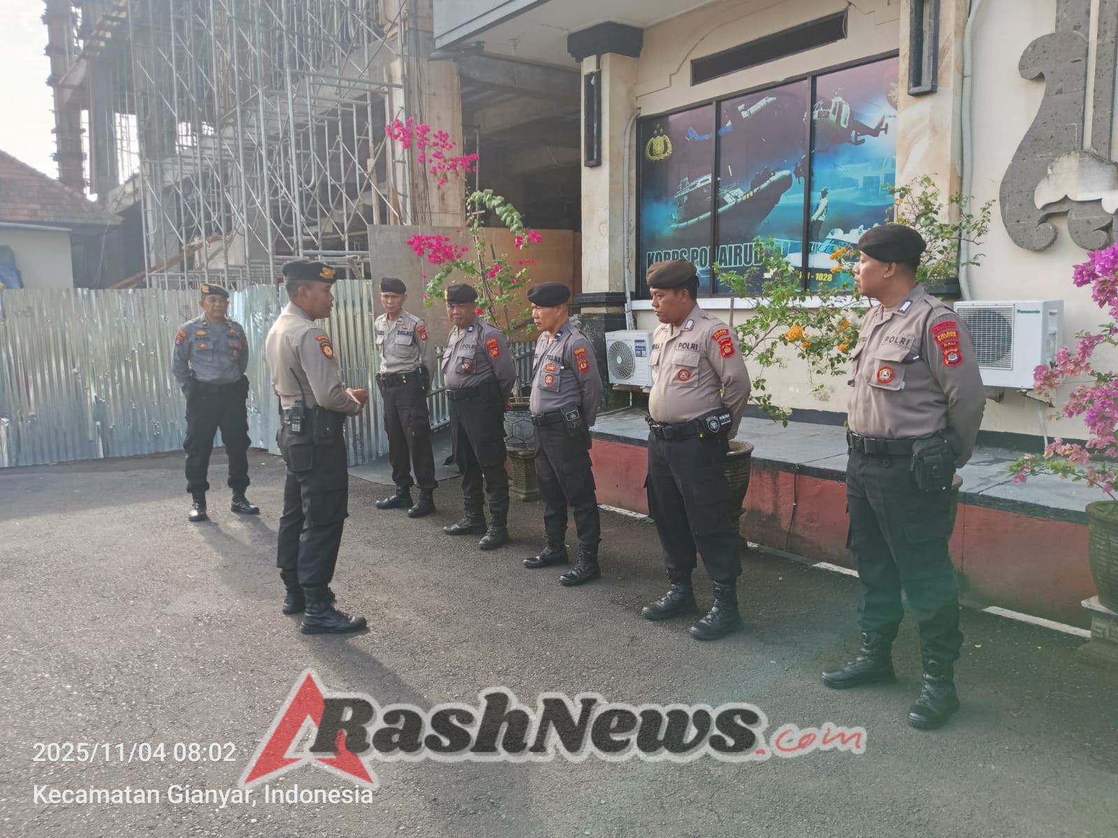 Kasat Pamobvit Polres Gianyar AAP Sebelum Pengamanan Obyek Vital dan Perbankan