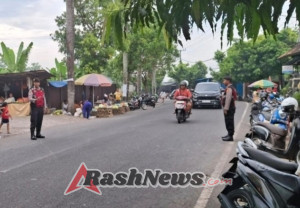 Polsek Gianyar Gelar Kegiatan Rutin Yang Ditingkatkan (Kryd) Di Pasar Rakyat Samplangan