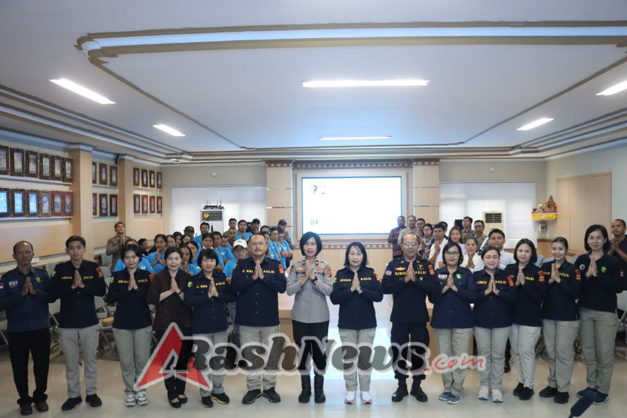 Polres Gianyar Gelar Pelatihan Food Safety dan Kesehatan Lingkungan bagi Relawan SPPG