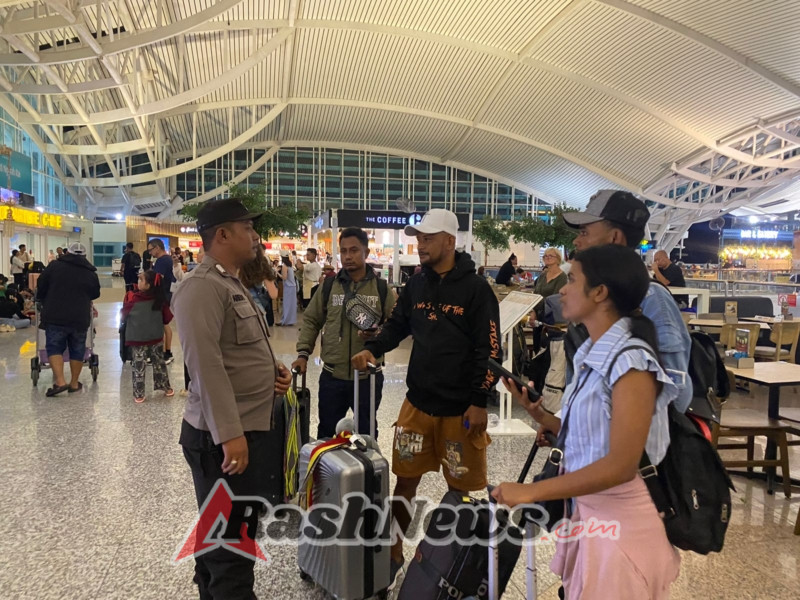 Polisi Bandara Ngurah Rai Tingkatkan Pelayanan Humanis kepada Wisatawan di Terminal Internasional