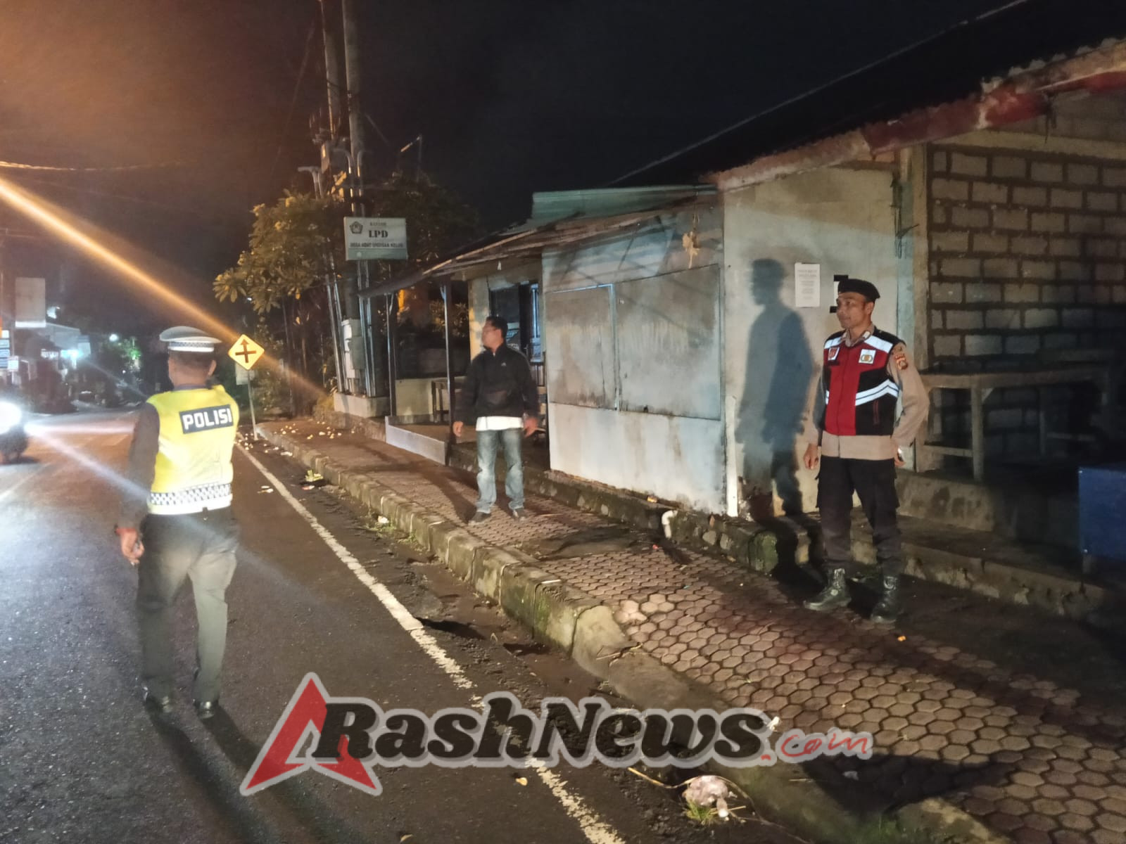 Polres Bangli Gelar Patroli Bersama Masyarakat Jaga Harkamtibmas