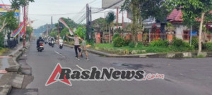 Polres Bangli Laksanakan Pengaturan Arus Lalu Lintas si Pagi Hari untuk Ciptakan Situasi Aman dan Tertib