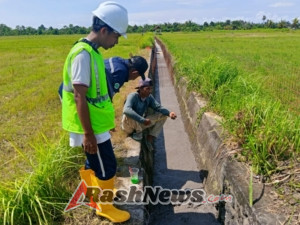 Sertu Gusti Komang Tri Guna Pastikan Irigasi Berfungsi Optimal untuk Dukung Produktivitas Petani Jembrana