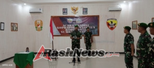 Serka Rupawan dan Tiga Rekan Dilepas, Empat Anggota Baru Resmi Bergabung di Kodim 1628/Sumbawa Barat