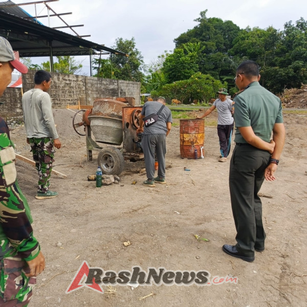 Kodim Klungkung Dorong Material KDKMP Desa Jumpai, Tegaskan Dukungan Penuh Sukseskan Program Strategis Pemerintah