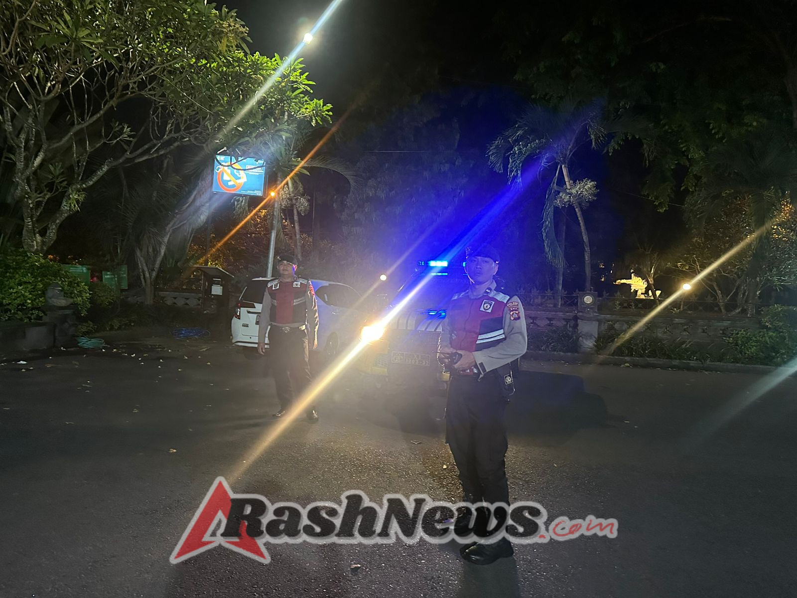 Sat Samapta Polres Klungkung Intensifkan Patroli Malam Demi Kondusifitas Wilayah.
