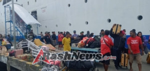 Babinsa Koramil 1624-01/Larantuka Laksanakan Pengamanan di Pelabuhan PELNI Larantuka