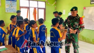 Buku dari Prajurit untuk Generasi Cerdas di Perbatasan RI-RDTL