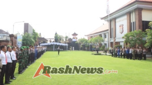 Polresta Denpasar Gelar Apel Kesiapan Tanggap Darurat Bencana Tahun 2025