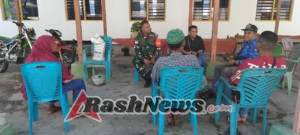 Babinsa Pulau Pura Jalin Komsos Bersama Tokoh Agama di Gereja Maranatha