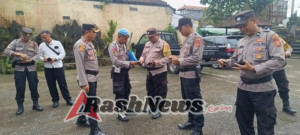 Propam Polsek Rendang Melaksanakan Penegakan Ketertiban Dan Disiplin Personil Polri.