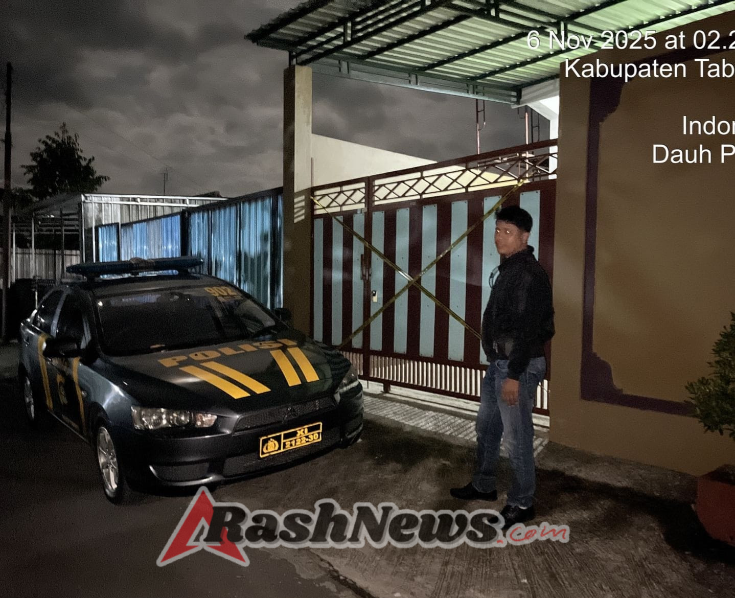Saka Bhayangkara Tabanan Koordinasi dengan Kasat Binmas Polres Tabanan Jelang Kegiatan Tabur Bunga Sambut Hari Pahlawan