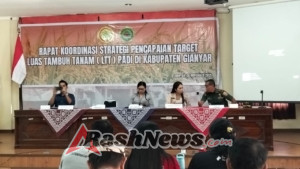 Kodim Gianyar Komitmen Bersama Instansi Terkait Wujudkan Swasembada Pangan Melalui Program LTT