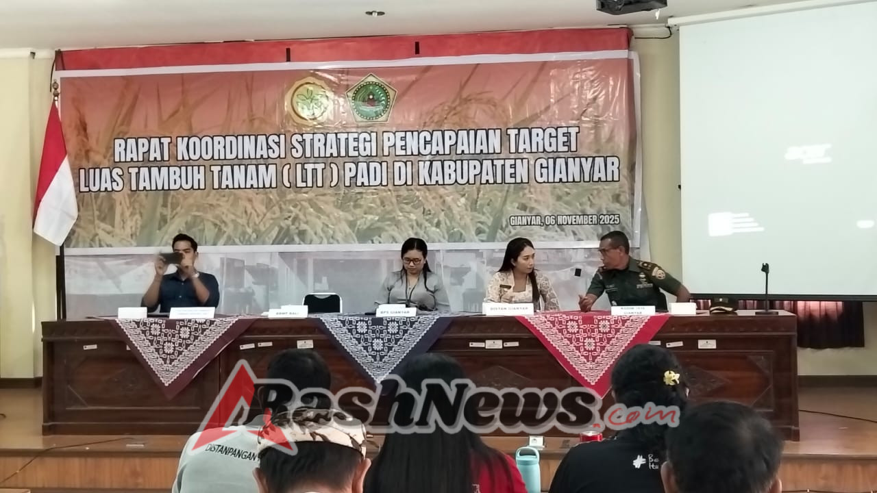 Kodim Gianyar Komitmen Bersama Instansi Terkait Wujudkan Swasembada Pangan Melalui Program LTT