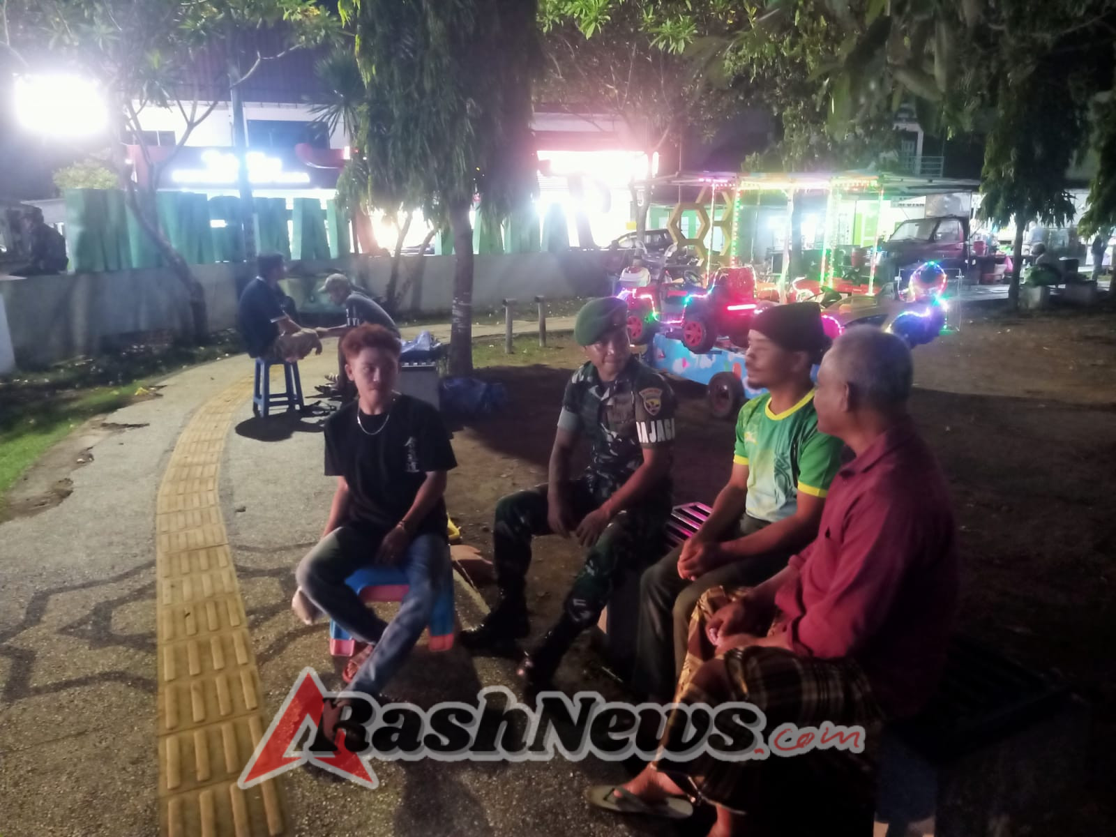 Babinsa Sumbawa Barat Ingatkan Warga Tiangnam untuk Tingkatkan Kewaspadaan dan Ketertiban