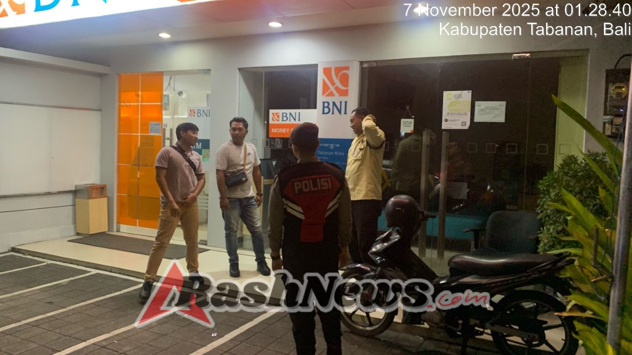 Blue Light Patrol Polres Tabanan Jaga Kondusifitas Malam Hari, Antisipasi Kejahatan 3C di Wilayah Kota