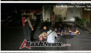 Patroli Jalan Kaki Subuh Sat Samapta Polres Tabanan Wujudkan Kehadiran Polisi di Tengah Masyarakat dan Cegah Gangguan Kamtibmas