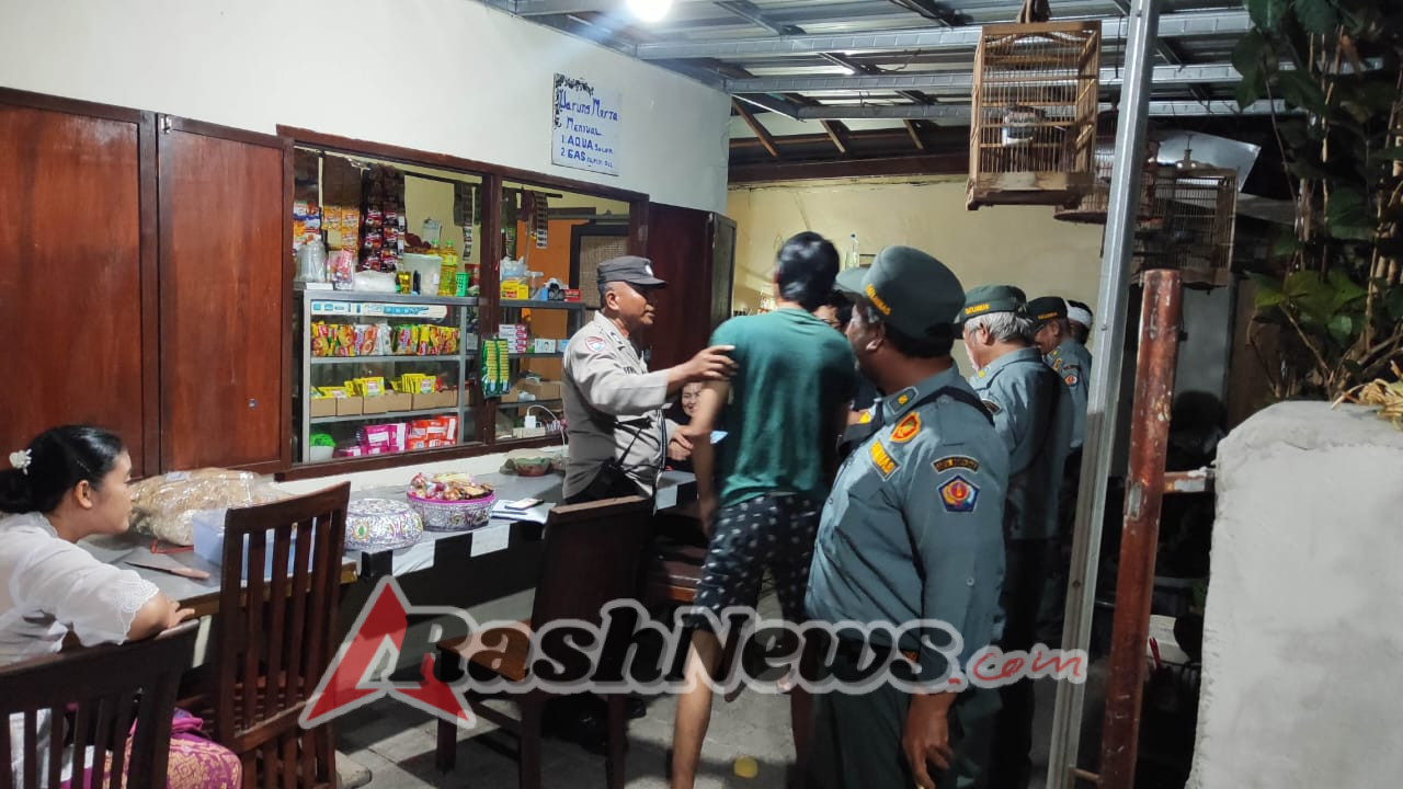 Sinergi Polsek Densel dan Kelurahan Sanur tertibkan penduduk non permanen di semawang puluhan orang terjaring