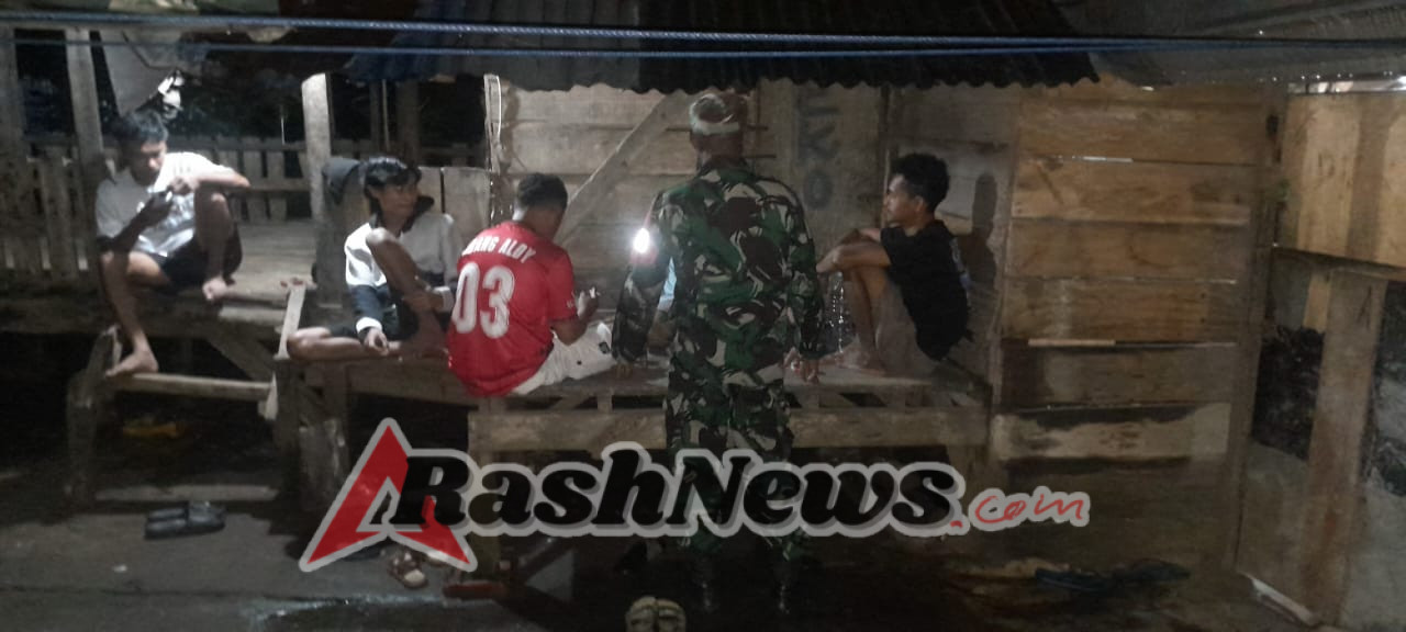 Babinsa Pekat Dorong Anak Muda Bersikap Positif di Lingkungan Dusun Garuda