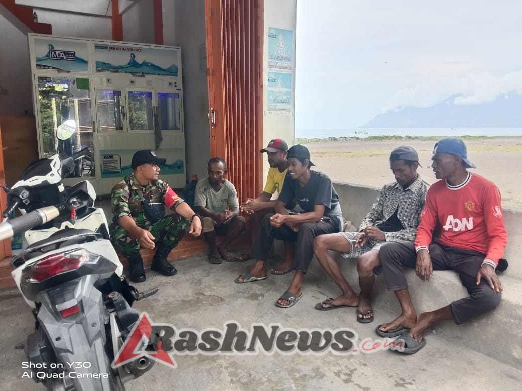 Sinergi TNI dan Warga, Babinsa Ende Berikan Himbauan Kamtibmas dan Dengar Aspirasi Masyarakat