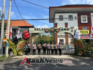 Wujudkan Semangat Kebersamaan, Polres Tabanan Gelar Lomba Menghias Mako dalam Rangka HUT Kota Singasana ke-532