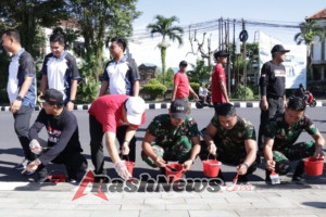 Semangat Kebersamaan Warnai HUT Kota Singasana, Pemkab Tabanan Percantik Wajah Kota Lewat Aksi Nyata