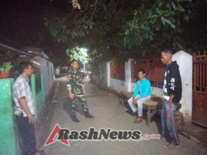 Ronda Malam Babinsa di Desa Rasabou Dukung Ketertiban dan Keharmonisan Kampung