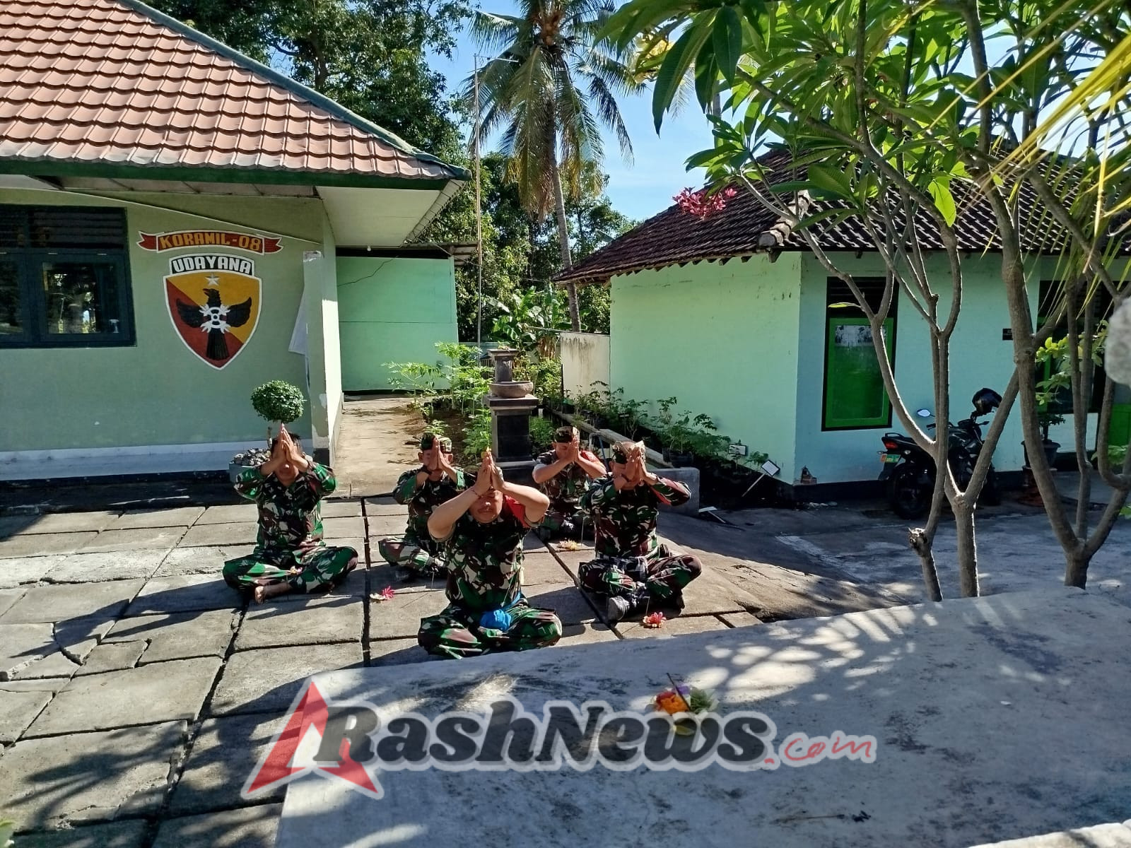 Suasana Khidmat, Kodim 1623/Karangasem gelar doa bersama  Sambut Hari Pahlawan 2025