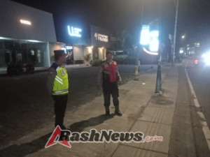 Polsek Kuta Utara Beraksi Patroli Jelang Subuh Cegah Balapan Liar.