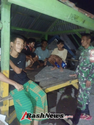 Ronda Malam Jadi Ajang Silaturahmi Babinsa dan Warga Binaan di Dorotangga