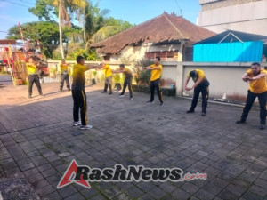 Jaga Kesehatan dan Kondisi Fisik, Polsek Seltim Gelar Olah Raga Setiap Sabtu