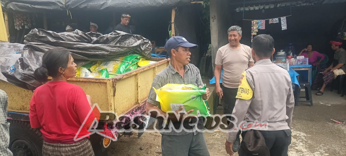 Polsek Kintamani Dukung Program Ketahanan Pangan untuk Stabilisasi Harga Beras