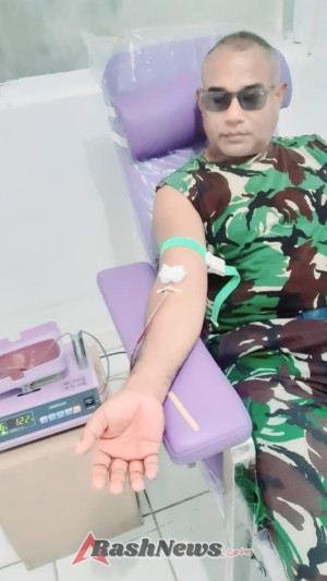 Aksi Kemanusiaan Babinsa Rote Ndao: Donor Darah Demi Menyelamatkan Nyawa