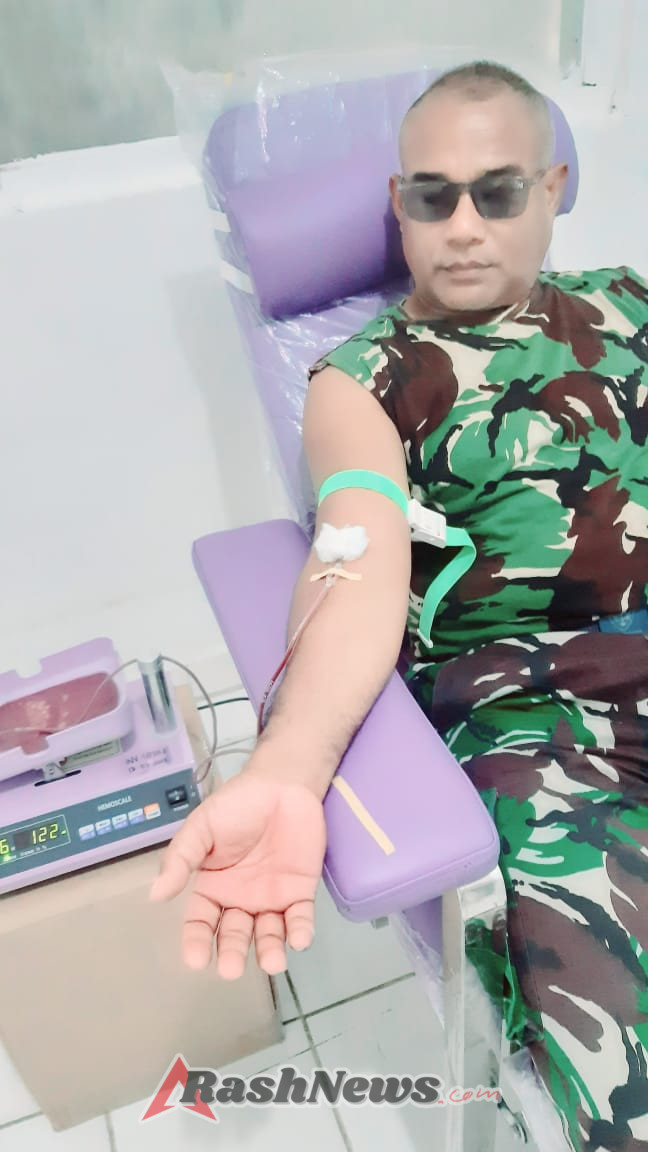 Aksi Kemanusiaan Babinsa Rote Ndao: Donor Darah Demi Menyelamatkan Nyawa