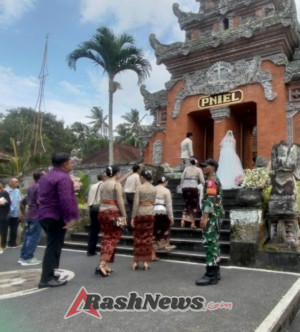 Kekompakan Aparat dan Relawan Warnai Pengamanan Pernikahan Masyarakat Jembrana